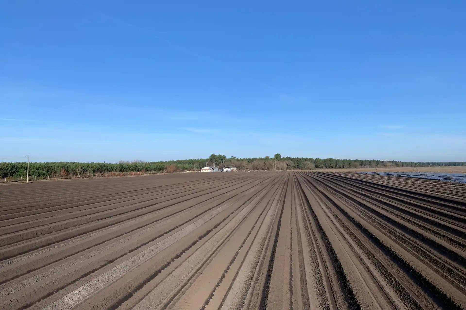 Asperges Gabin vue aérienne ferme